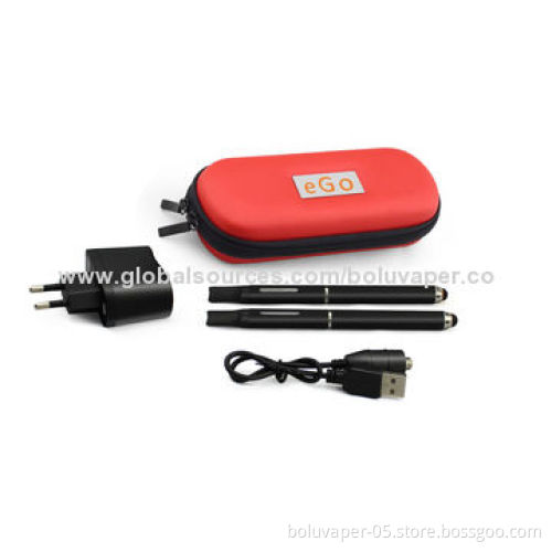 Red Carrying Cases for eGo Electronic Cigarettes, Various Colors Available